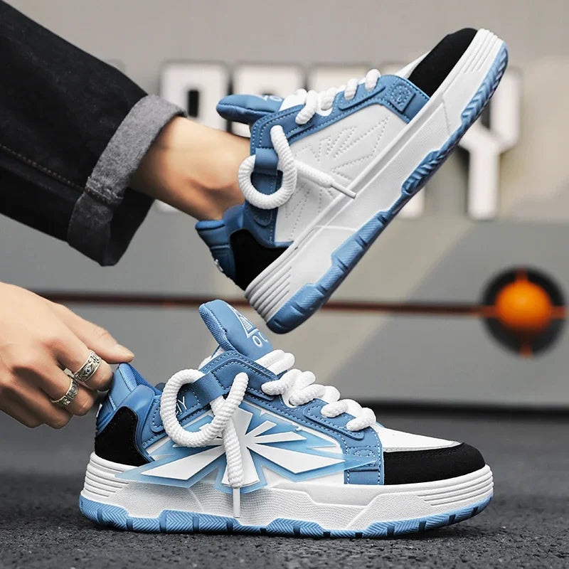 Mens Shoes Casual Sneakers Summer Outdoor Sports Running Platform Fashion Designer Luxury Skateboard Leather Ankle Tennis - Melo