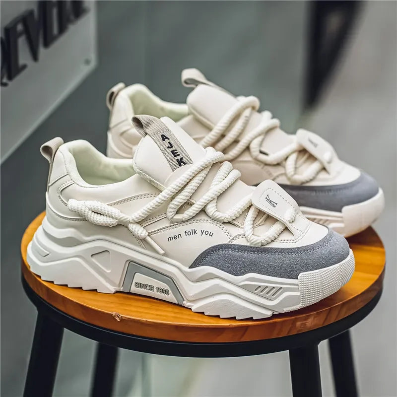New Men's Casual Sports Shoes 2025 Spring Fashion Easiest for Match Low-Top Skateboard Shoes for Men Suitable for Outdoor Sports - Melo