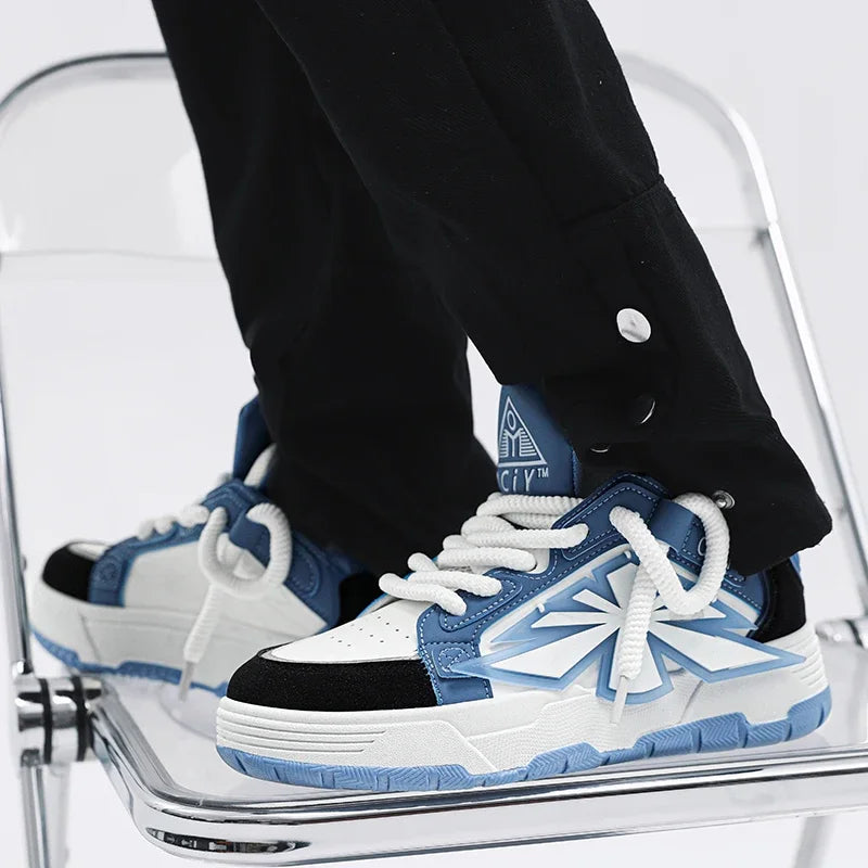 Mens Shoes Casual Sneakers Summer Outdoor Sports Running Platform Fashion Designer Luxury Skateboard Leather Ankle Tennis - Melo