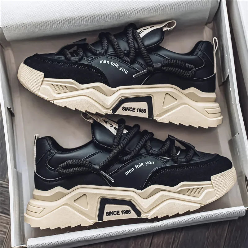 New Men's Casual Sports Shoes 2025 Spring Fashion Easiest for Match Low-Top Skateboard Shoes for Men Suitable for Outdoor Sports - Melo