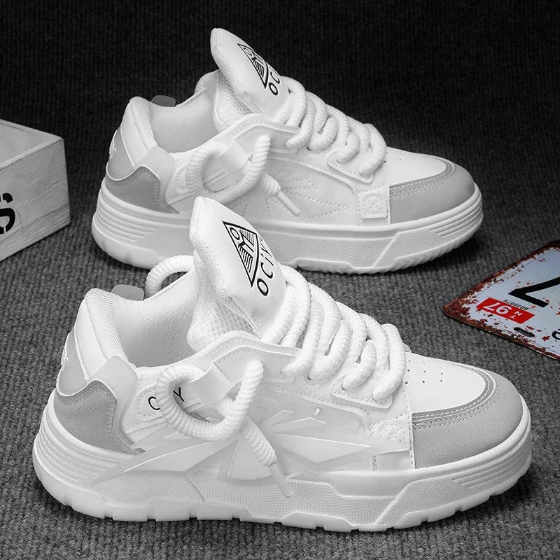 Mens Shoes Casual Sneakers Summer Outdoor Sports Running Platform Fashion Designer Luxury Skateboard Leather Ankle Tennis - Melo
