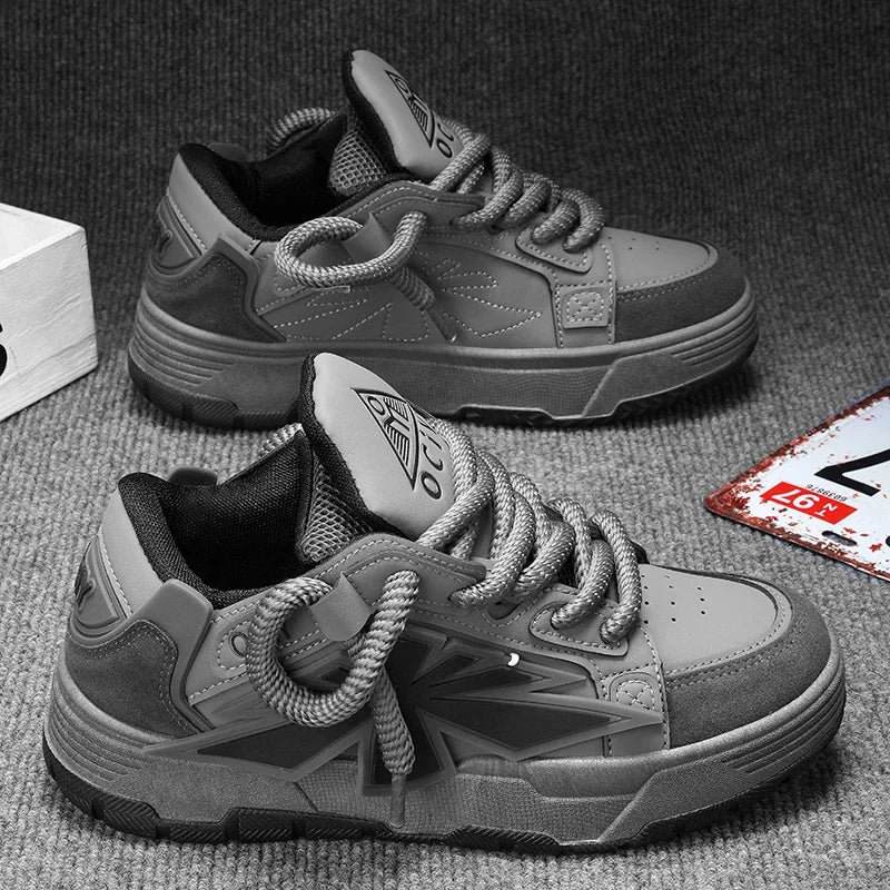 Mens Shoes Casual Sneakers Summer Outdoor Sports Running Platform Fashion Designer Luxury Skateboard Leather Ankle Tennis - Melo