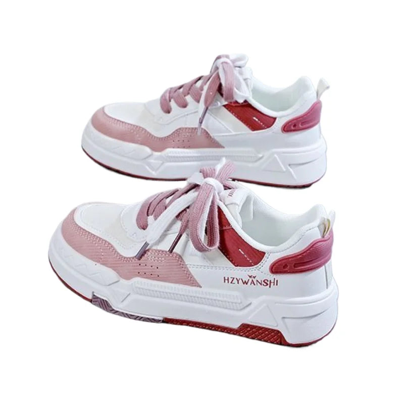 Chunky White Platform Sneakers 2024 Spring New Sport Versatile Women Hightop Luxury Designer Brand High Quality Shoes for Women - Melo