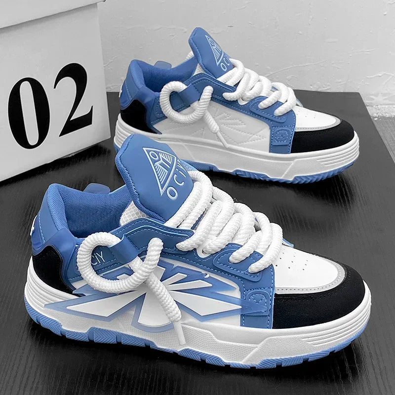 Mens Shoes Casual Sneakers Summer Outdoor Sports Running Platform Fashion Designer Luxury Skateboard Leather Ankle Tennis - Melo