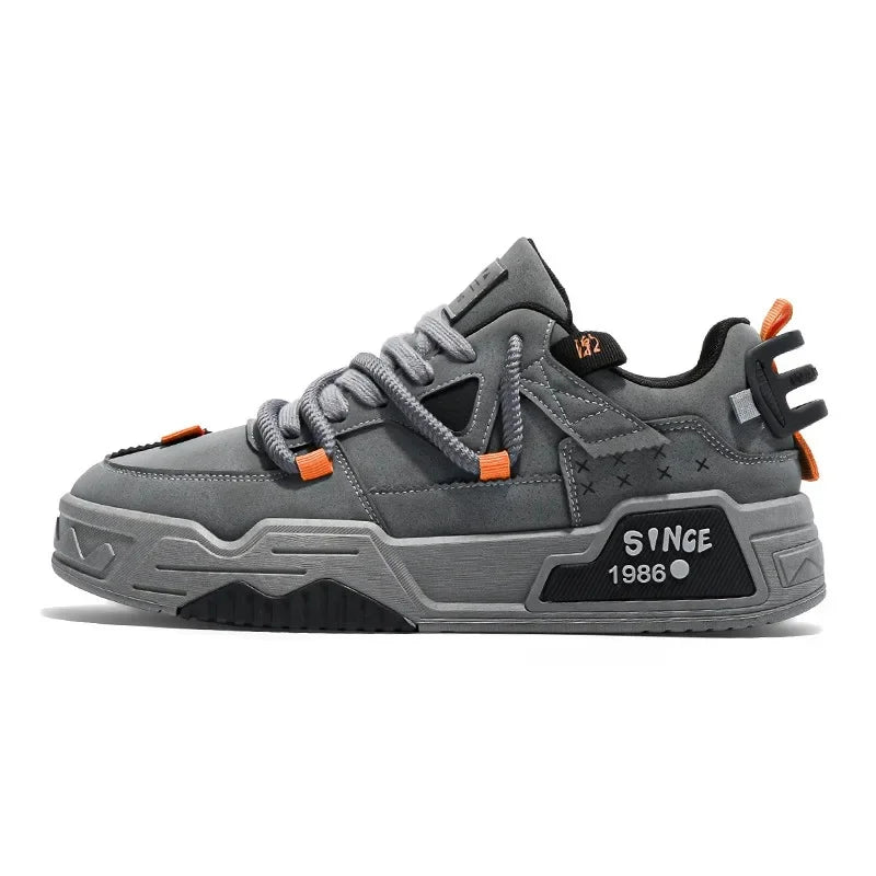 Fall Hot Sale Of The Season Men's Thick Bottom Low Top Board Shoes Casual Versatile Student Sports Shoes Leisure Mesh Comfortabl - Melo