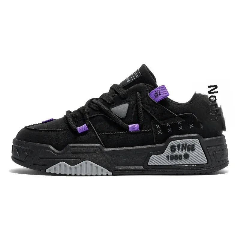 Fall Hot Sale Of The Season Men's Thick Bottom Low Top Board Shoes Casual Versatile Student Sports Shoes Leisure Mesh Comfortabl - Melo