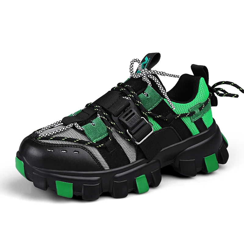 Street Style Men's Sneakers Trend Casual Shoes For Men Fashion Man Vulcanized Sneakers Punk  British Style Shoes Male - Melo
