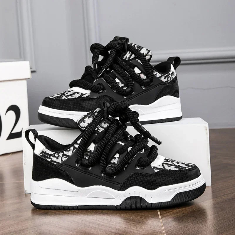 Big Size 36-47outdoor Trendy Couple Style Walking Shoe Student White Board Men's Sneakers Running Hiking Tennis Boy Shoes Casual - Melo