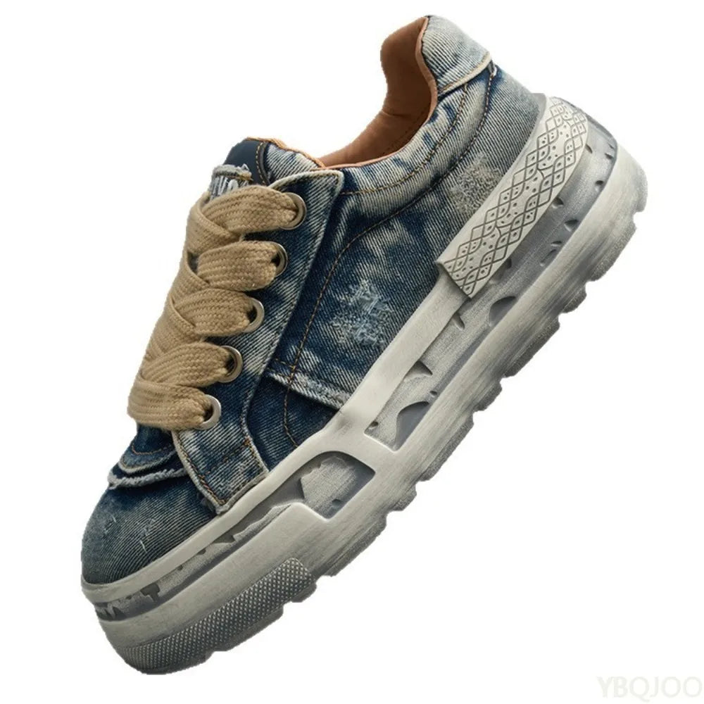 Spring and Autumn New Fashionable Anti slip and Wear resistant Men's Vulcanized Shoes Canvas Casual Sports Men's Board Shoes - Melo