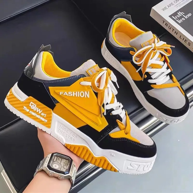 Men's Sneakers Breathable Men Casual Shoes Cool Basket Shoes for Men Non-slip Tenis Shoes Vulcanized Shoes Tenis Para Hombre - Melo