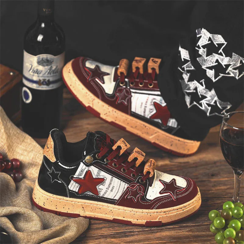 Star Designer Men Skateboard Shoes 2025 Fashion Men Shoes Streetwear Hip Hop Sneakers Man Casual Sneakers zapatillas informales - Melo