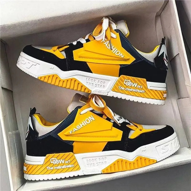 Men's Sneakers Breathable Men Casual Shoes Cool Basket Shoes for Men Non-slip Tenis Shoes Vulcanized Shoes Tenis Para Hombre - Melo