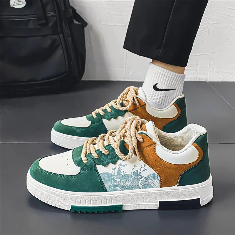 Men's Cheap Shoes Summer Footwear Breathable Casual Sneaker White Trend Men Sport Casual Running Shoe Man Sneakers - Melo