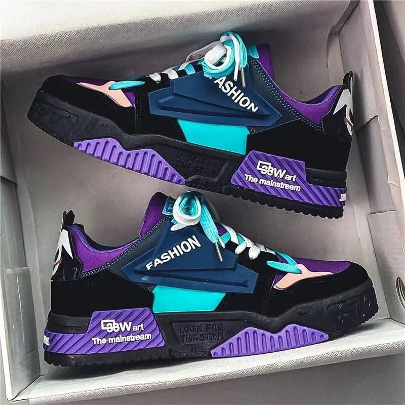 Men's Sneakers Breathable Men Casual Shoes Cool Basket Shoes for Men Non-slip Tenis Shoes Vulcanized Shoes Tenis Para Hombre - Melo