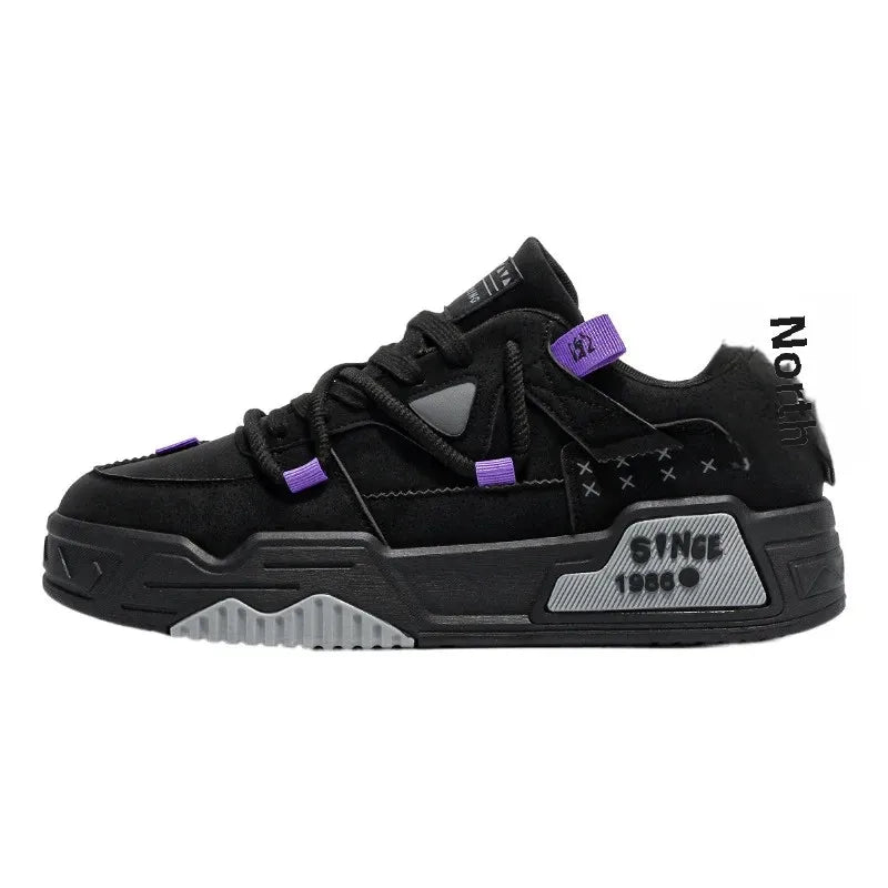 Fall Hot Sale Of The Season Men's Thick Bottom Low Top Board Shoes Casual Versatile Student Sports Shoes Leisure Mesh Comfortabl - Melo