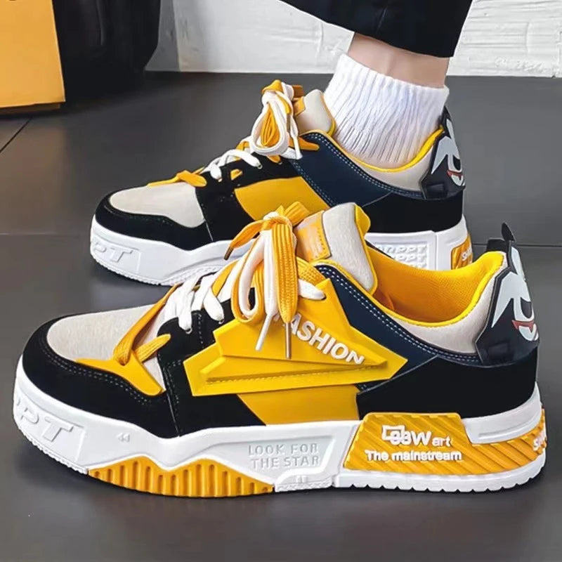 Men's Sneakers Breathable Men Casual Shoes Cool Basket Shoes for Men Non-slip Tenis Shoes Vulcanized Shoes Tenis Para Hombre - Melo