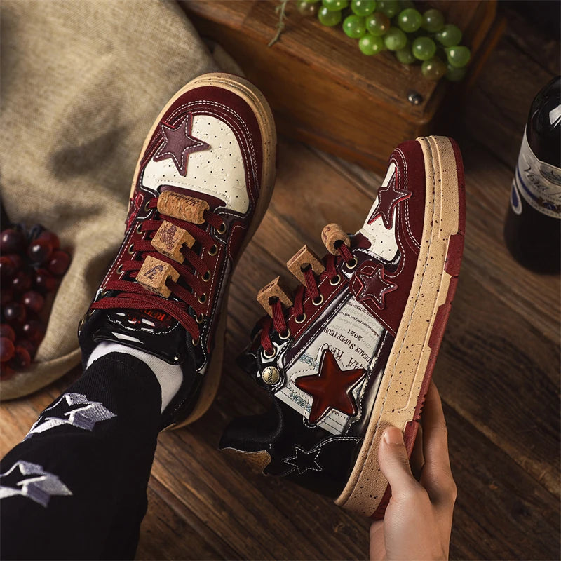 Star Designer Men Skateboard Shoes 2025 Fashion Men Shoes Streetwear Hip Hop Sneakers Man Casual Sneakers zapatillas informales - Melo